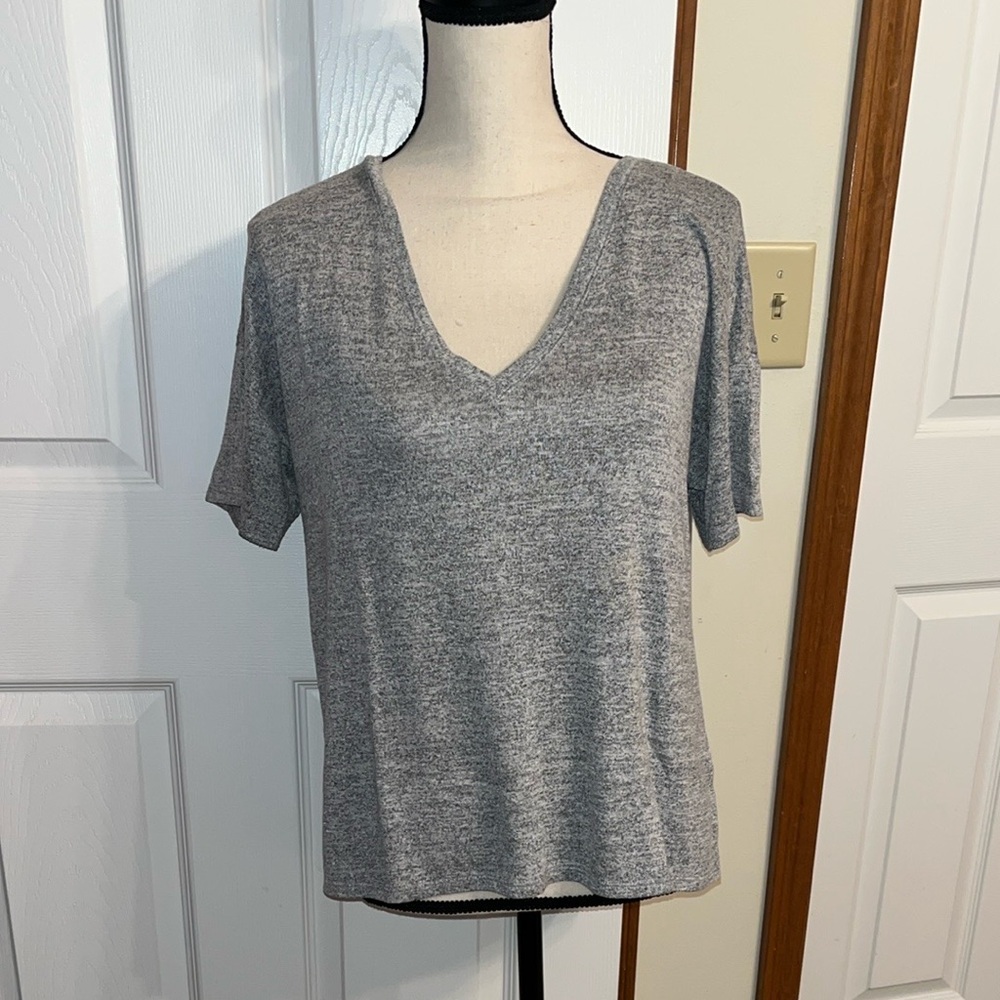 A New Day Grey V-Neck T-Shirt